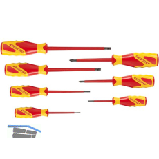 GEDORE VDE-Schraubendreher-Satz 2170-2160 PH-077 Schlitz/Phillips 7-teilig