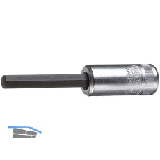 GEDORE Schraubendreher-Einsatz IN20L DIN7422 1/4"vierkant 4.0 mm sechskant lang