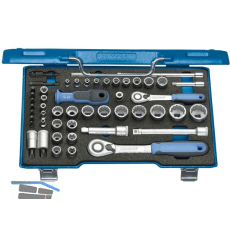 GEDORE Steckschl�ssel-Satz D30TX20U-20 1/4"u 3/8"vkt. mit Umschaltknarre 50-tlg
