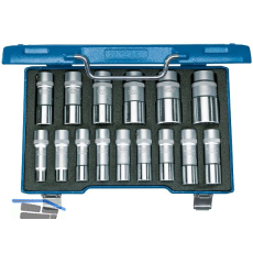 GEDORE Steckschl�ssel-Satz D19L-015 1/2"vierkant lange Ausf�hrung 15-teilig