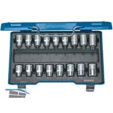 GEDORE Schraubendreher-Einsatz-Satz ITX19TX-17 1/2"vierkant Torx� 17-teilig