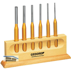 GEDORE Splintentreiber-Satz lange Form 116L achtkant 6-teilig im PVC Halter