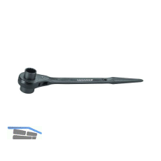 GEDORE Stahlbauknarre 29 doppel-sechskant 19 x 24 mm