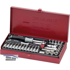 WGB Steckschl�ssel-Satz 1/4" vierkant mit Umschaltknarre 36-teilig