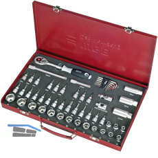 WGB Steckschl�ssel-Satz 2480 3/8"vierkant mit Umschaltknarre 55-teilig