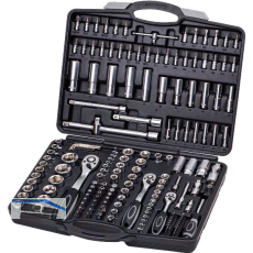 WGB Steckschl�ssel-Satz 3983 1/4" + 3/8" + 1/2" mit Umschaltknarren 171-teilig