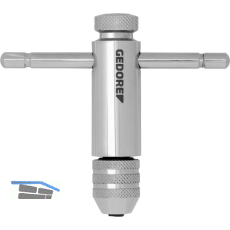 GEDORE Werkzeughalter 8551 TGZ-1 mit Knarre Gr. 1 f�r Gewindebohrer M3-8