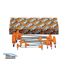 BETA Stiftschl�ssel-Satz Torx� mit Quergriff, Seitenabtrieb und Halter 13-teilig