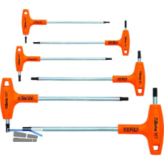 BETA Sechskant Stiftschl�sselsatz 96T/S6 mit Quergriff 2-6 mm 6-teilig