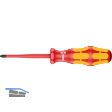 WERA VDE-Schraubendreher 165 iS PZ 1/80 mm Pozidriv