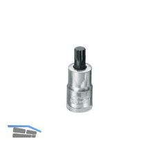 GEDORE Schraubendreher-Einsatz INX19 DIN2324 1/2"vierkant M18x60 mm Vielzahn