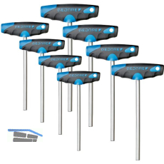 GEDORE Schraubendreher-Satz mit 2K-T-Griff 2142 Sechskant 8-teilig