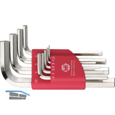 HAFU Sechskant Stiftschl�ssel-Satz ISO2936 Gr. 1,5-10 mm 9-tlg.