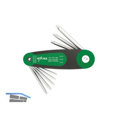 HAFU Torx� Stiftschl�ssel-Satz im Klapphalter Serie 572 8-teilig