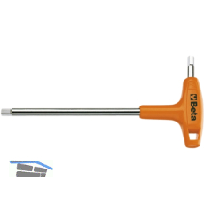 BETA Sechskant Stiftschl�ssel 96T mit Quergriff 2.0 mm