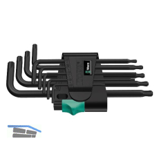 WERA Torx�-Stiftschl�ssel-Satz 967/9 TX1 mit Kugelkopf TX 8-40 9-teilig