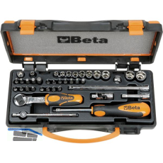 BETA Steckschl�ssel-Satz 900/C11 1/4"vierkant mit Umschaltknarre 36-teilig
