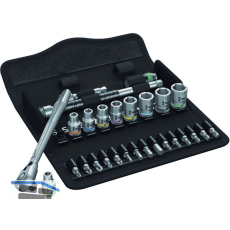 WERA Steckschl�ssel-Satz Zyklop Metall 1/4" mit Umschaltknarre 28-teilig