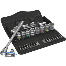 WERA Steckschl�ssel-Satz Zyklop Metall 3/8" mit Umschaltknarre 29-teilig