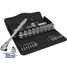 WERA Steckschl�ssel-Satz Zyklop Metall 1/2" mit Umschaltknarre 29-teilig