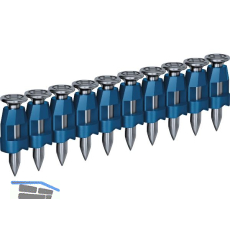 BOSCH Nagelstreifen NB 2,7 x 19 mm verzinkt Kunststoffgebunden f�r Beton