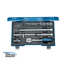 GEDORE Steckschl�ssel-Satz 30GMU-10 3/8"vierkant mit Umschaltknarre 17-teilig