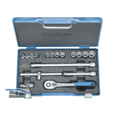 GEDORE Steckschl�ssel-Satz D30GMU-10 3/8" vierkant mit Umschaltknarre 17-teilig