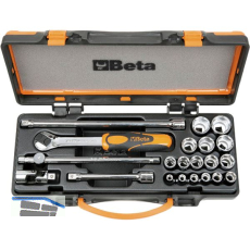 BETA Steckschl�ssel-Satz 910A/C16 3/8"vierkant mit Umschaltknarre 21-teilig