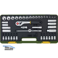PROXXON Steckschl�ssel-Satz 3/8"vierkant mit Umschaltknarre 47-teilig