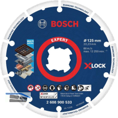 BOSCH Diamant-Trennscheibe 125 x 22,23 mm f�r Metall X-LOCK