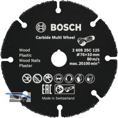 BOSCH Trennscheibe gerade � 76 x 10 mm Universal