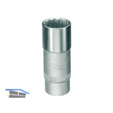 GEDORE Steckschl�ssel-Einsatz lang D19L DIN3124 1/2"vierkant 18.0 mm zw�lfkant