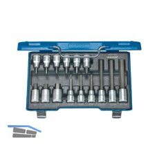 GEDORE Schraubendreher-Einsatz-Satz IN19LKM 1/2"vierkant 15-teilig