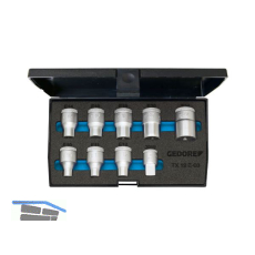 GEDORE Steckschl�ssel-Satz TX19E-09 1/2"vierkant Au�entorx� 9-teilig