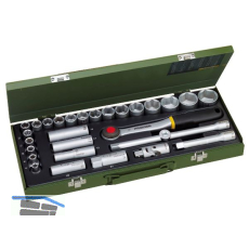 PROXXON Steckschl�ssel-Satz 1/2"vierkant mit Umschaltknarre 29-teilig