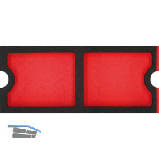 WGB Moflex Modul S Leerfach 2-teilig 6460