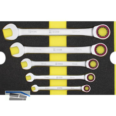 WGB Moflex Modul M Ringmaulschl�ssel mit Ratsche 6190 5-teilig