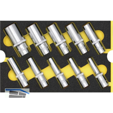 WGB Moflex Modul M Steckschl�ssel-Eins�tze, 6-kant, lang 6120 10-teilig