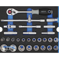 WGB Moflex Modul L Steckschl�ssel-Garnitur 6020 29-teilig