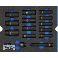 WGB Moflex Modul L Kraft-Eins�tze, 6-kant, lange Ausf�hrung 6230 15-teilig