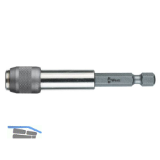 WERA Schnellwechsel Bithalter 895/4/1 mit Dauermagnet 1/4"sechskant 77 mm