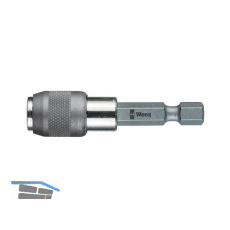 WERA Schnellwechsel Bithalter 895/4/1K kurz mit Magnet 1/4"sechskant 52 mm