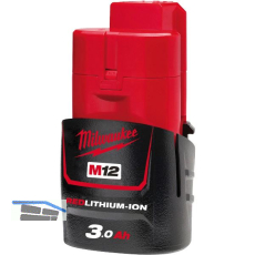 MILWAUKEE Akku / Ersatzakku M12 B3 12 Volt / 3,0 Ah Red Li-Ion