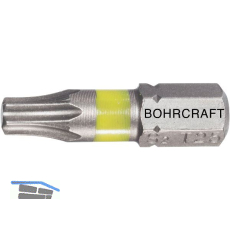BOHRCRAFT Bit-Einsatz mit Farbring 1/4"sechskant TX 27/25 mm Torx�