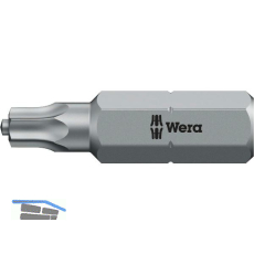 WERA Bit-Einsatz 867/1 ZA 1/4" sechskant TX 25x25 Torx� mit Zapfen