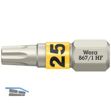 WERA Bit-Einsatz 867/1 HF 1/4" sechskant TX 25/25 mm Torx�