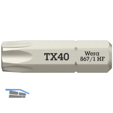 WERA Bit-Einsatz 867/1 HF 1/4" sechskant TX 40/25 mm Torx�