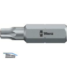 WERA Bit-Einsatz 867/1Z BO 1/4"sechskant TX 10/25 mm Torx� mit Bohrung