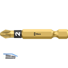 WERA Diamant-Bit-Einsatz 855/4BDC lang 1/4"sechskant PZ 2/50 mm Pozidriv