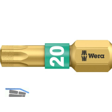 WERA Diamant-Bit-Einsatz 867/1BDC 1/4"sechskant TX 20/25 mm Torx�